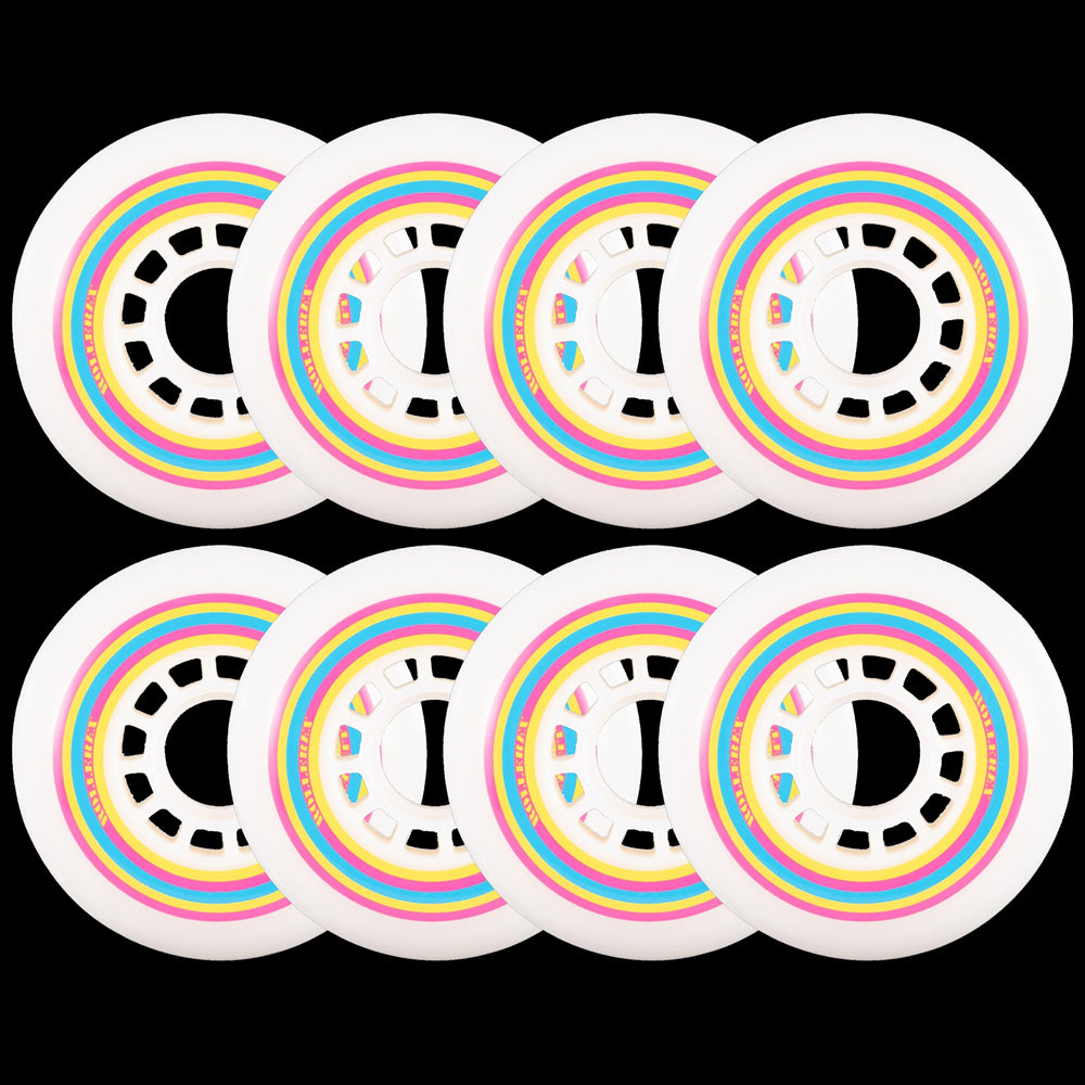 Rollerex Lollipop Boardwalk 85A Inline Skate Wheels 8-Pack - 72-90mm