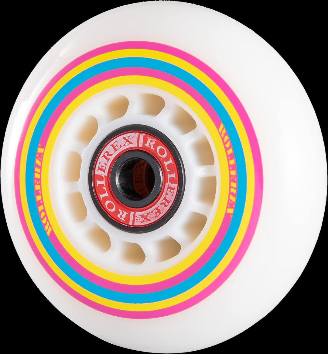 Rollerex Lollipop Boardwalk 85A Inline Wheels 8-Pack 72-90mm w/Bearings Set