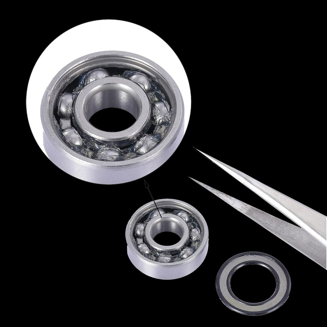 Rollerex Titan 608-2RS Skate Bearings 20-Pack ABEC-5 / ABEC-1 - Pre-Lubricated