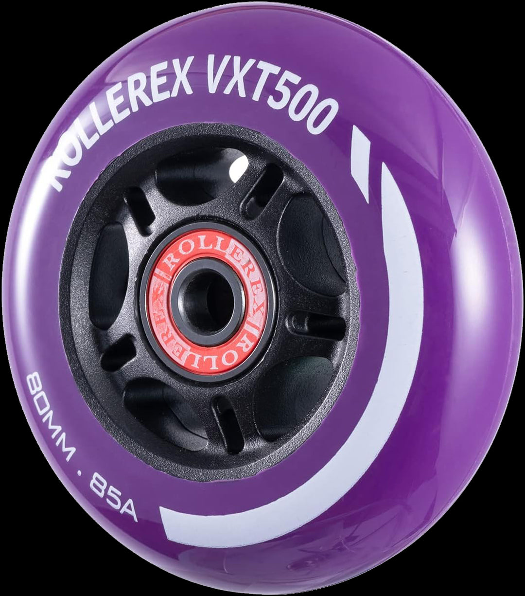 Rollerex VXT500 85A Inline Wheels 2-Pack w/Bearings 72-80mm - 6 Colors