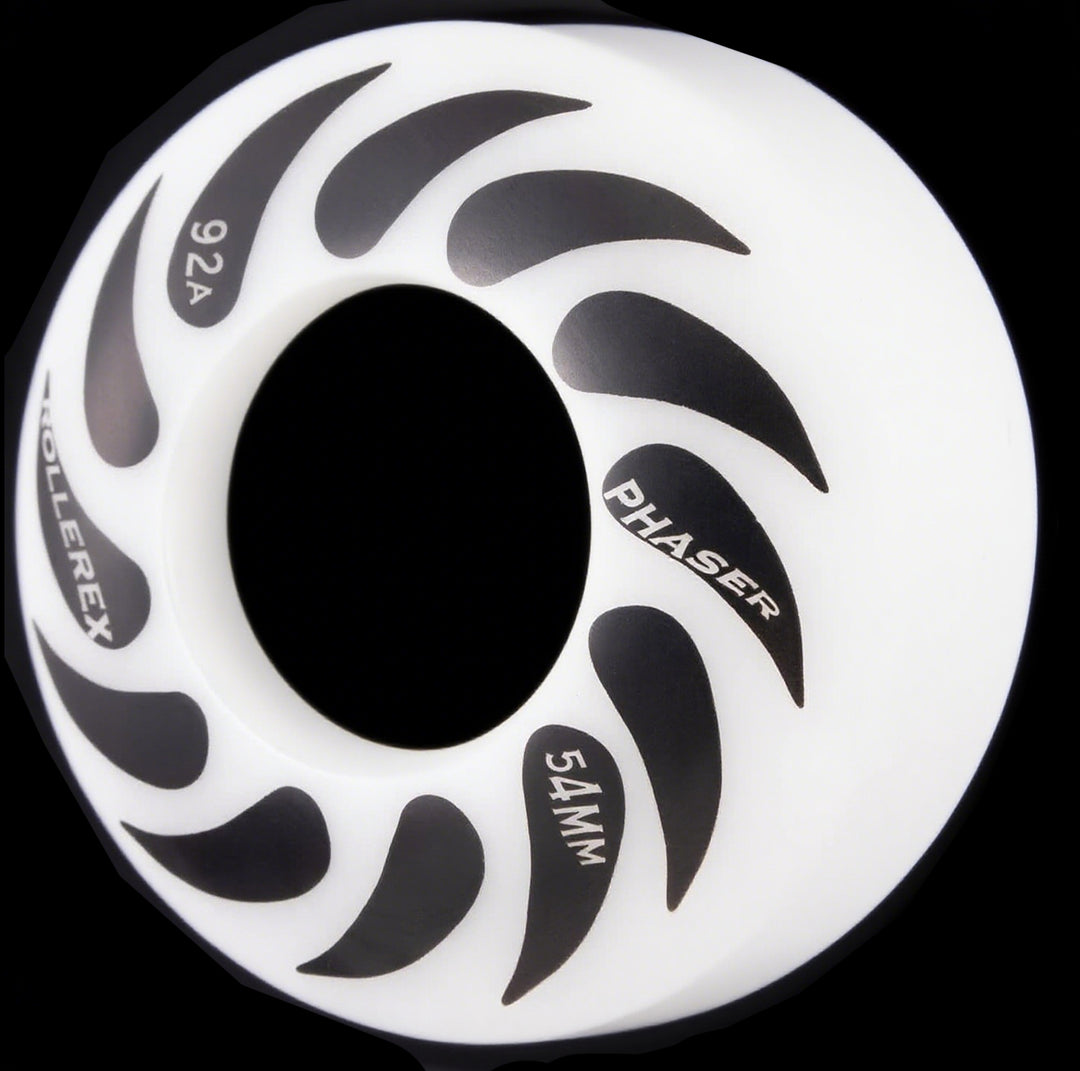 Rollerex Phaser 92A 54mm Skateboard Wheels 4-Pack 32mm Width - 3 Colors