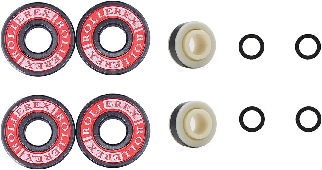 Rollerex Glowrider 92A LED Light-Up Inline Wheels 2-Pack 72-80mm - 4 Colors