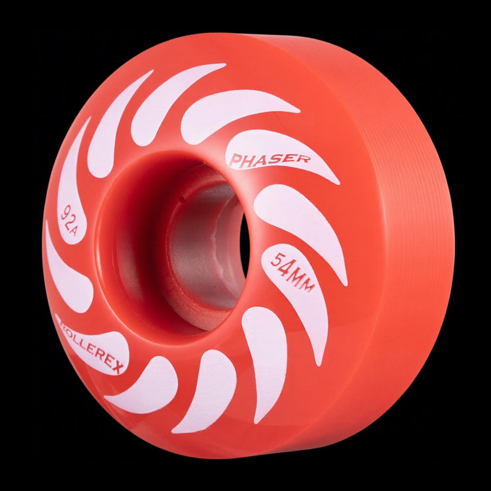 Rollerex Phaser 92A 54mm Skateboard Wheels 4-Pack 32mm Width - 3 Colors