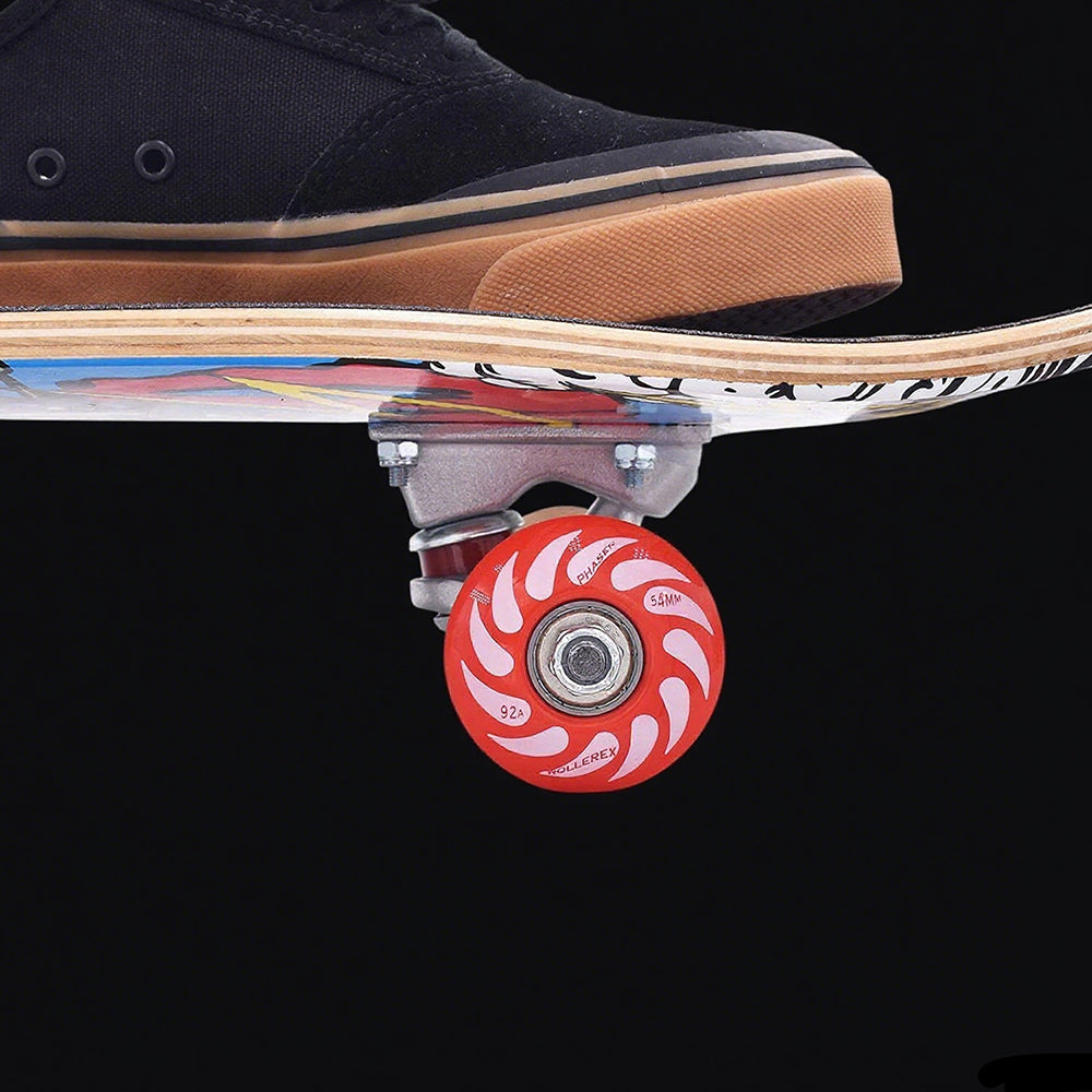 Rollerex Phaser 92A 54mm Skateboard Wheels 4-Pack 32mm Width - 3 Colors