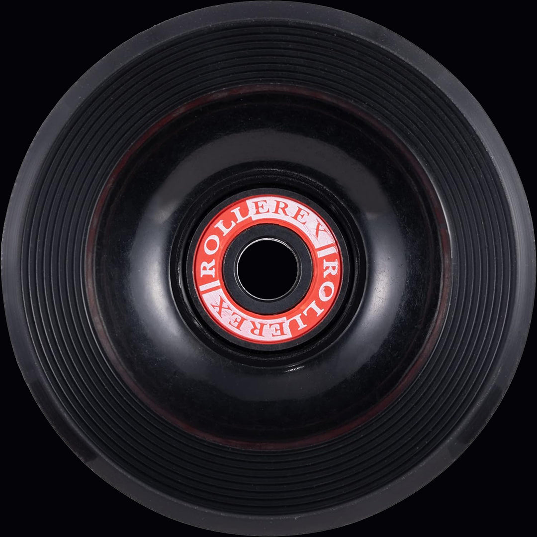 Rollerex YOLO 76A 70mm Longboard Wheels 4-Pack w/Bearings - For Cruising & Carving