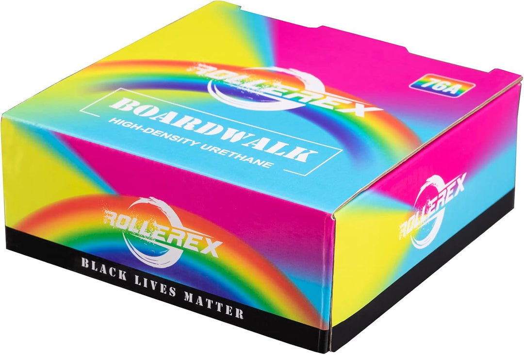 Rollerex Lollipop 76A 70mm Longboard Wheels 4-Pack - Optional Bearings Set