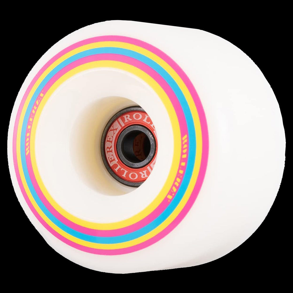 Rollerex Lollipop 76A 70mm Longboard Wheels 4-Pack - Optional Bearings Set