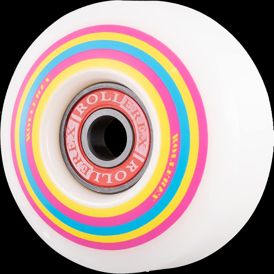 Rollerex Lollipop Boardwalk 92A 52mm Skateboard Wheels 4-Pack w/Bearings Set
