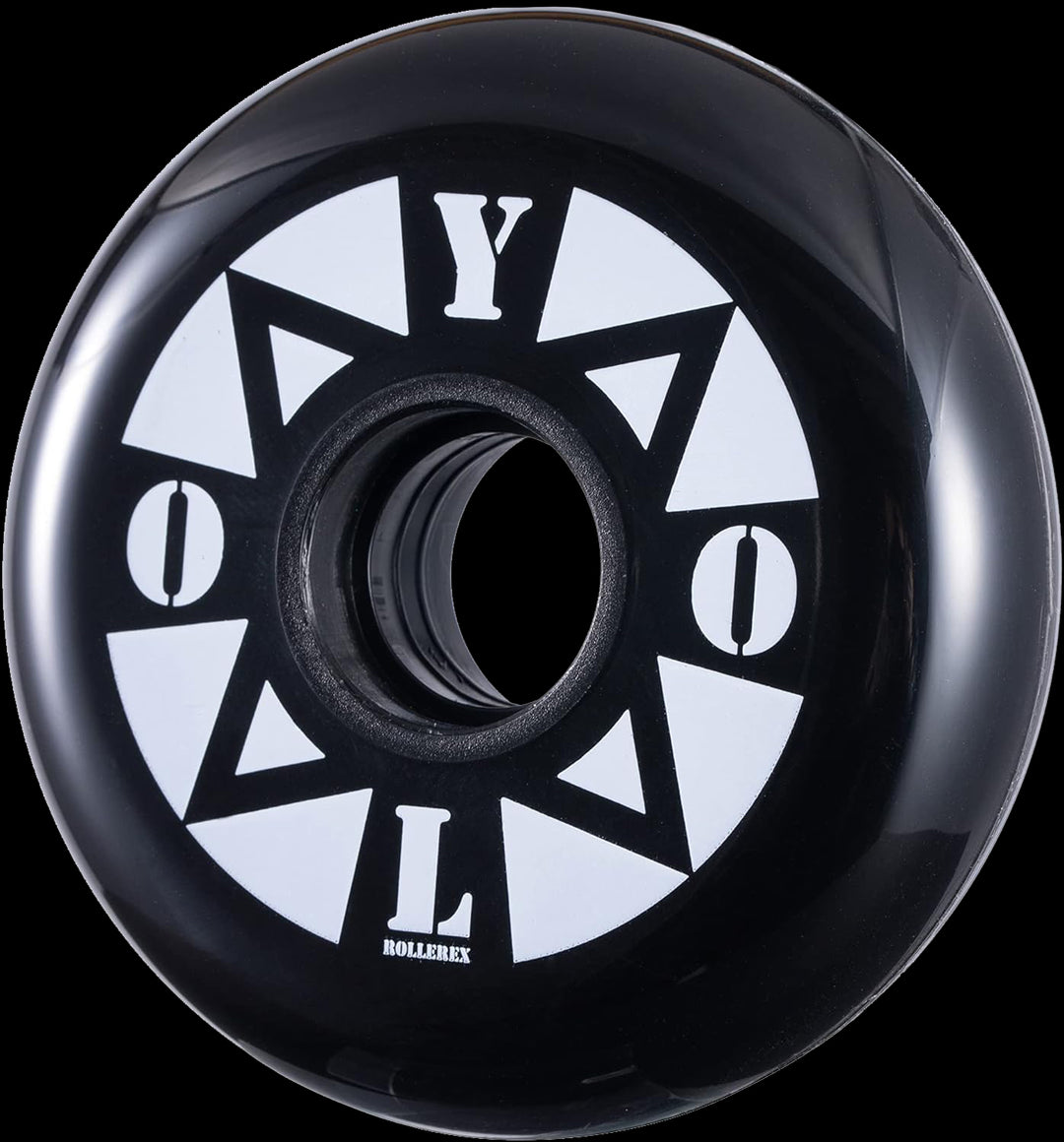 Rollerex YOLO 85A Inline Skate Wheels 2-Pack - 80mm Replacement Wheels