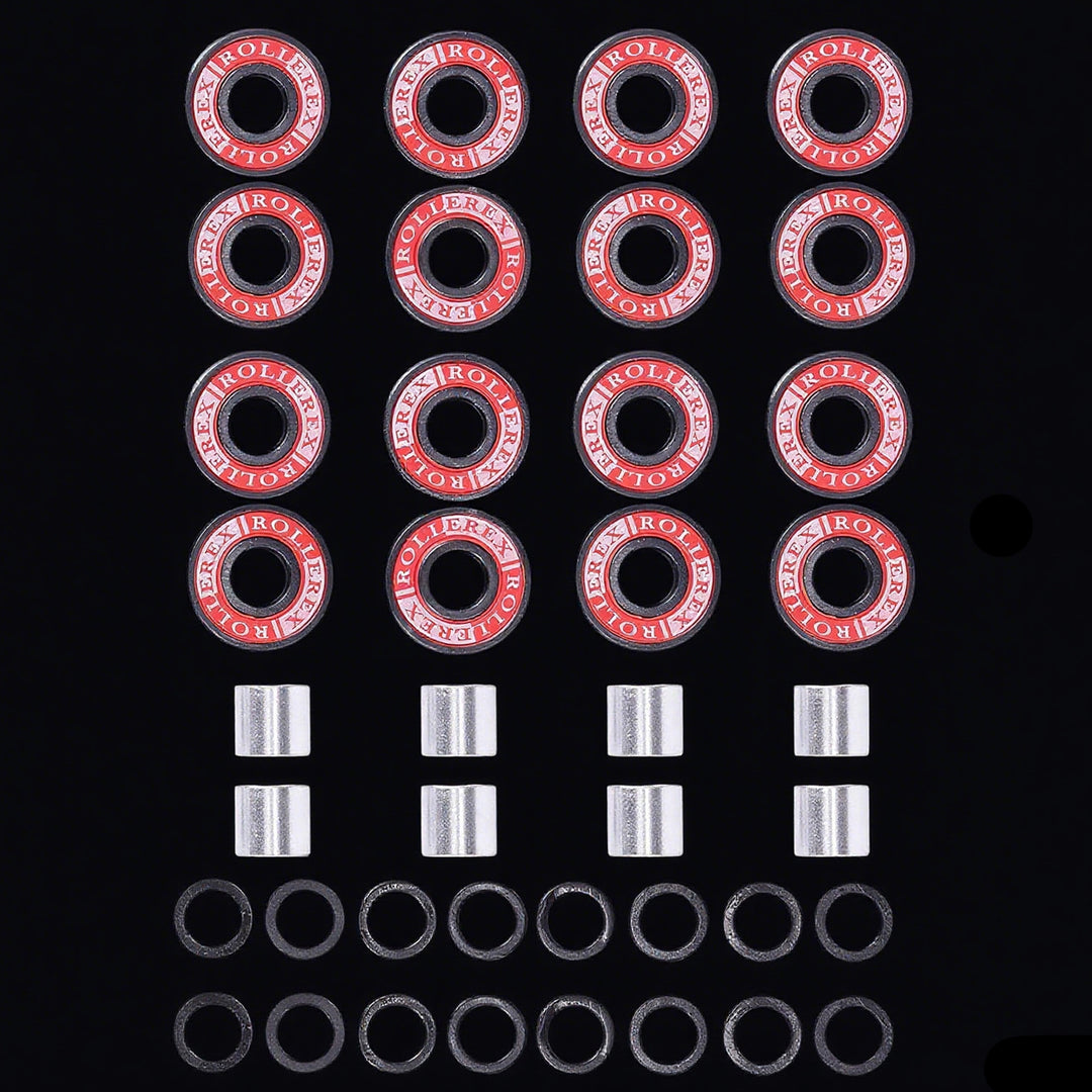 Adventure World Atlas 608ZZ ABEC-7 Bearings Kit - 4 or 8 Wheel Pack w/Spacers