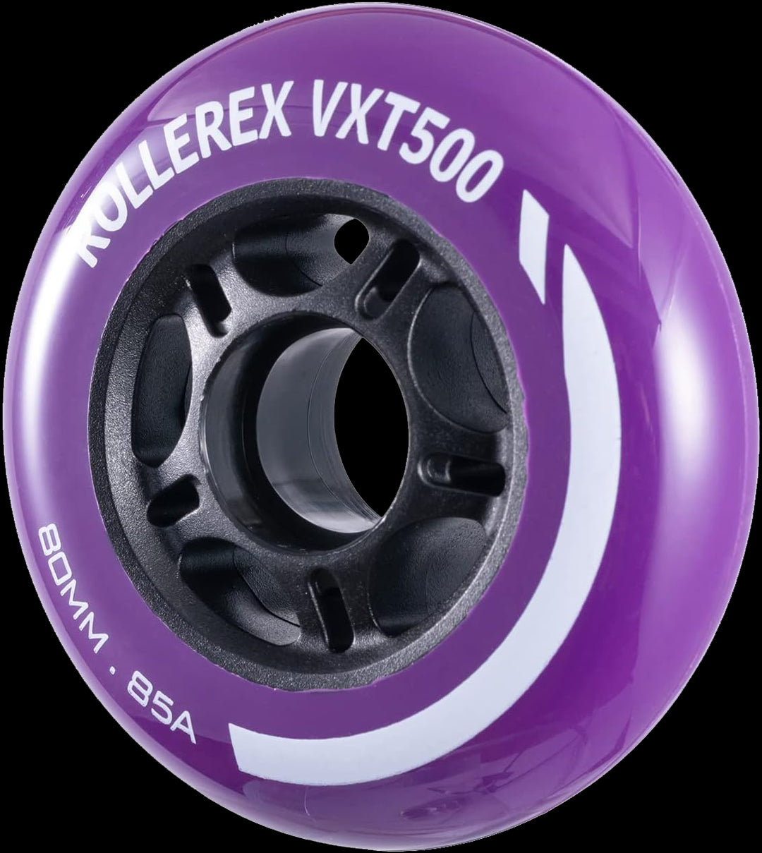 Rollerex VXT500 85A Inline Skate Wheels 8-Pack 72-80mm - 6 Colors