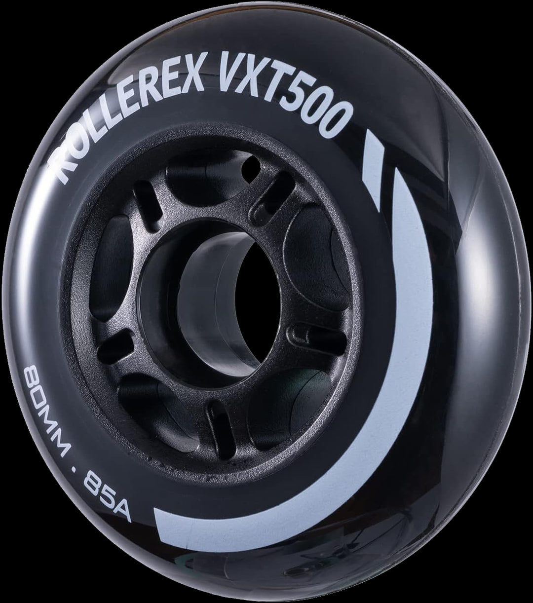 Rollerex VXT500 85A Inline Skate Wheels 8-Pack 72-80mm - 6 Colors