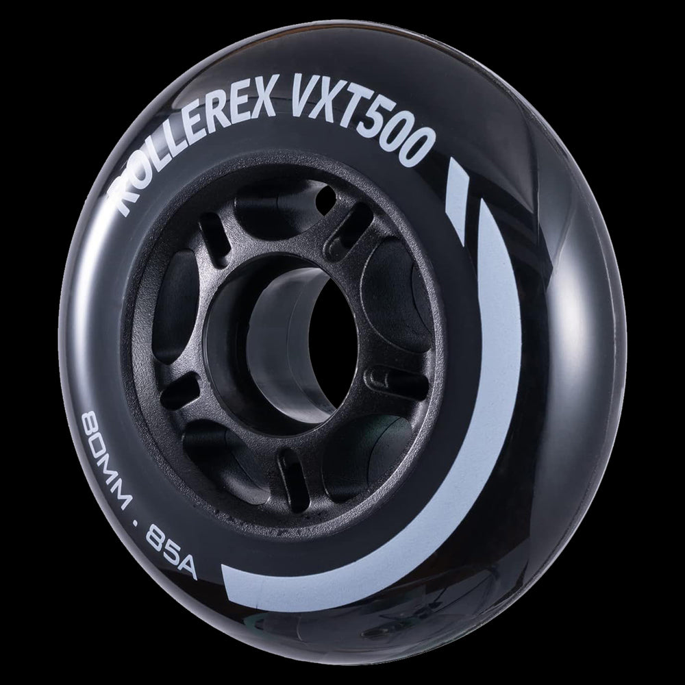 Rollerex VXT500 85A Inline Skate Wheels 2-Pack 72mm - 6 Colors