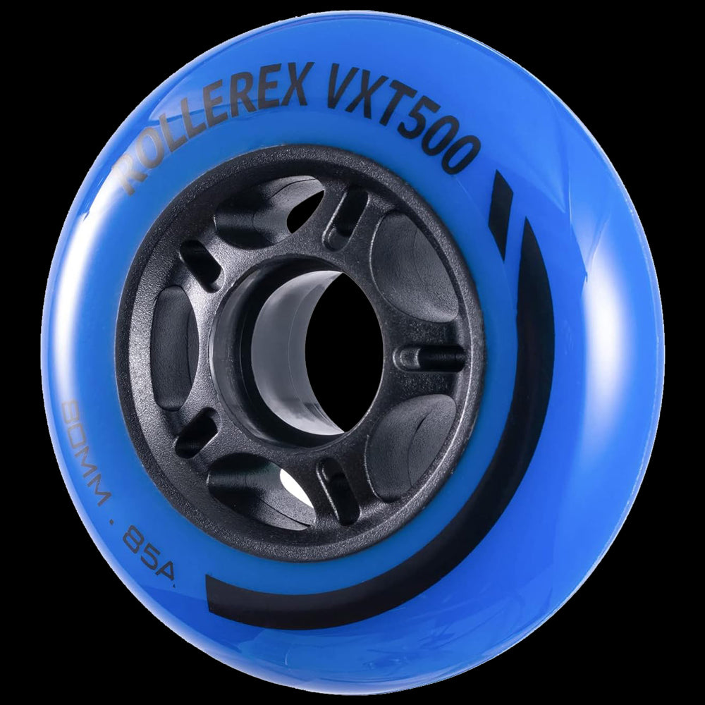 Rollerex VXT500 85A Inline Skate Wheels 2-Pack 72mm - 6 Colors