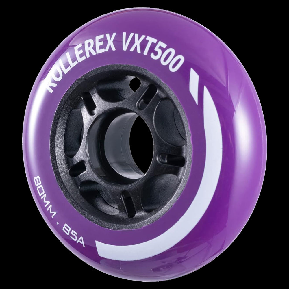 Rollerex VXT500 85A Inline Skate Wheels 2-Pack 72mm - 6 Colors