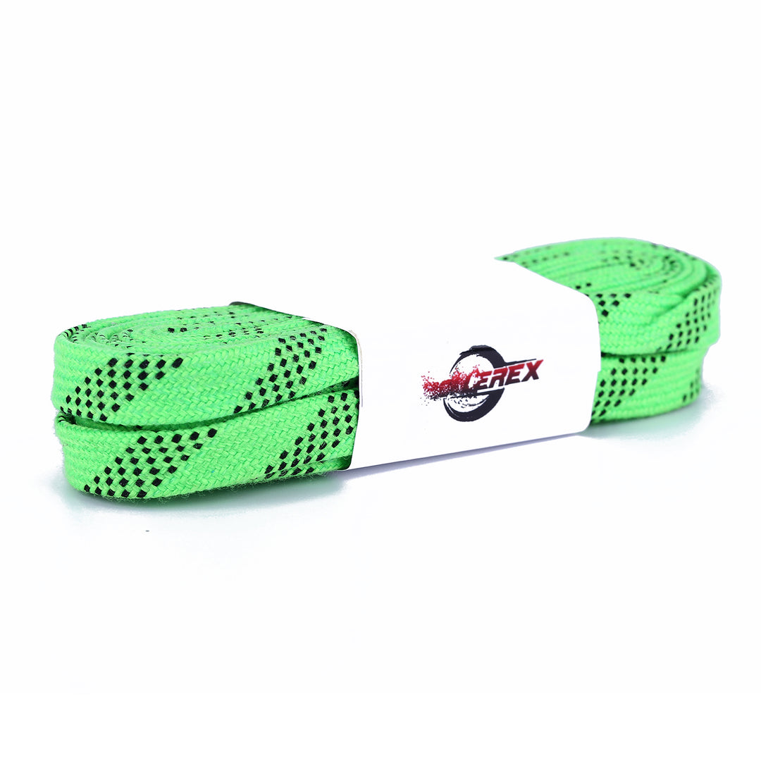 Rollerex Gladiator Waxed Hockey Skate Laces 72" to 120" - Multiple Colors