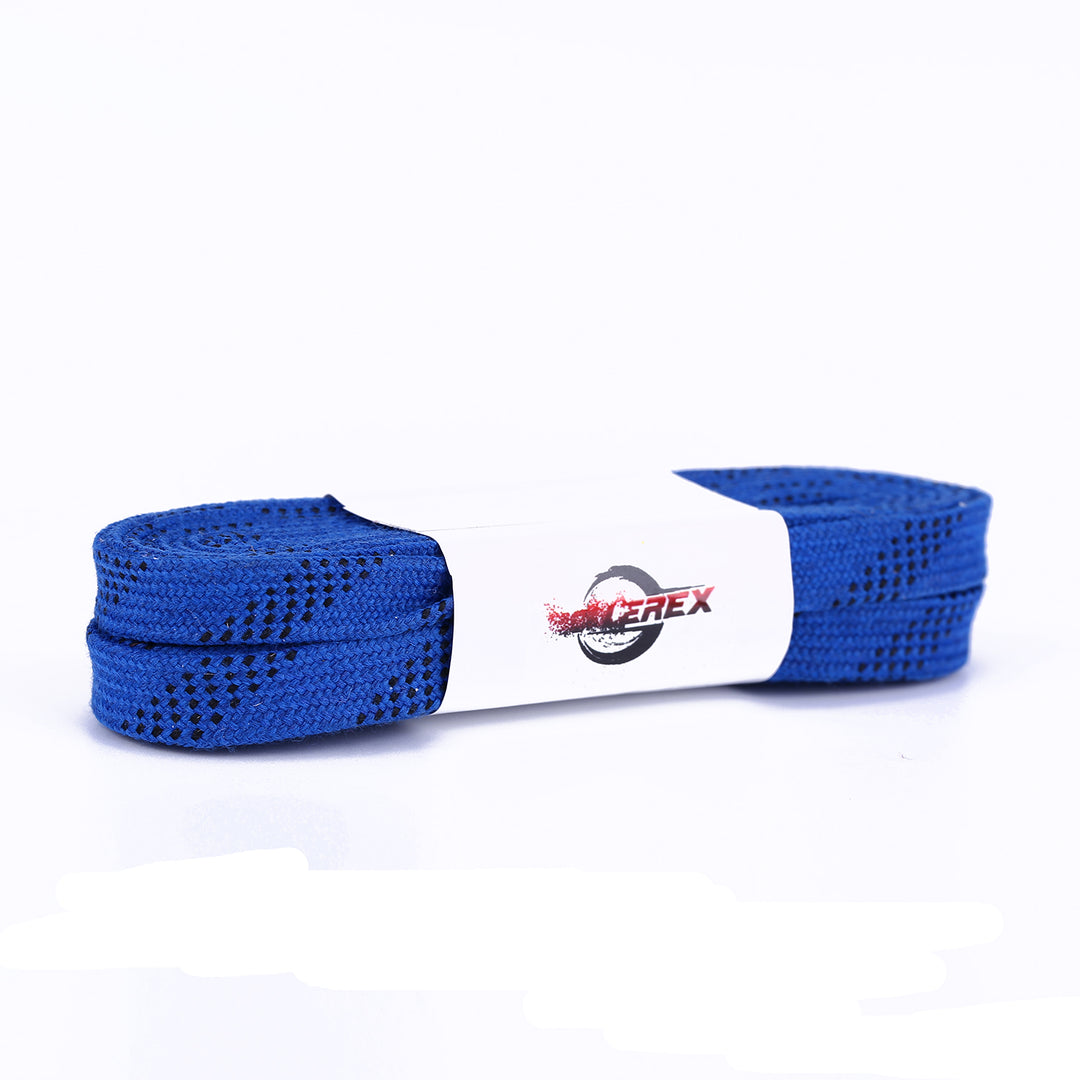 Rollerex Gladiator Waxed Hockey Skate Laces 72" to 120" - Multiple Colors